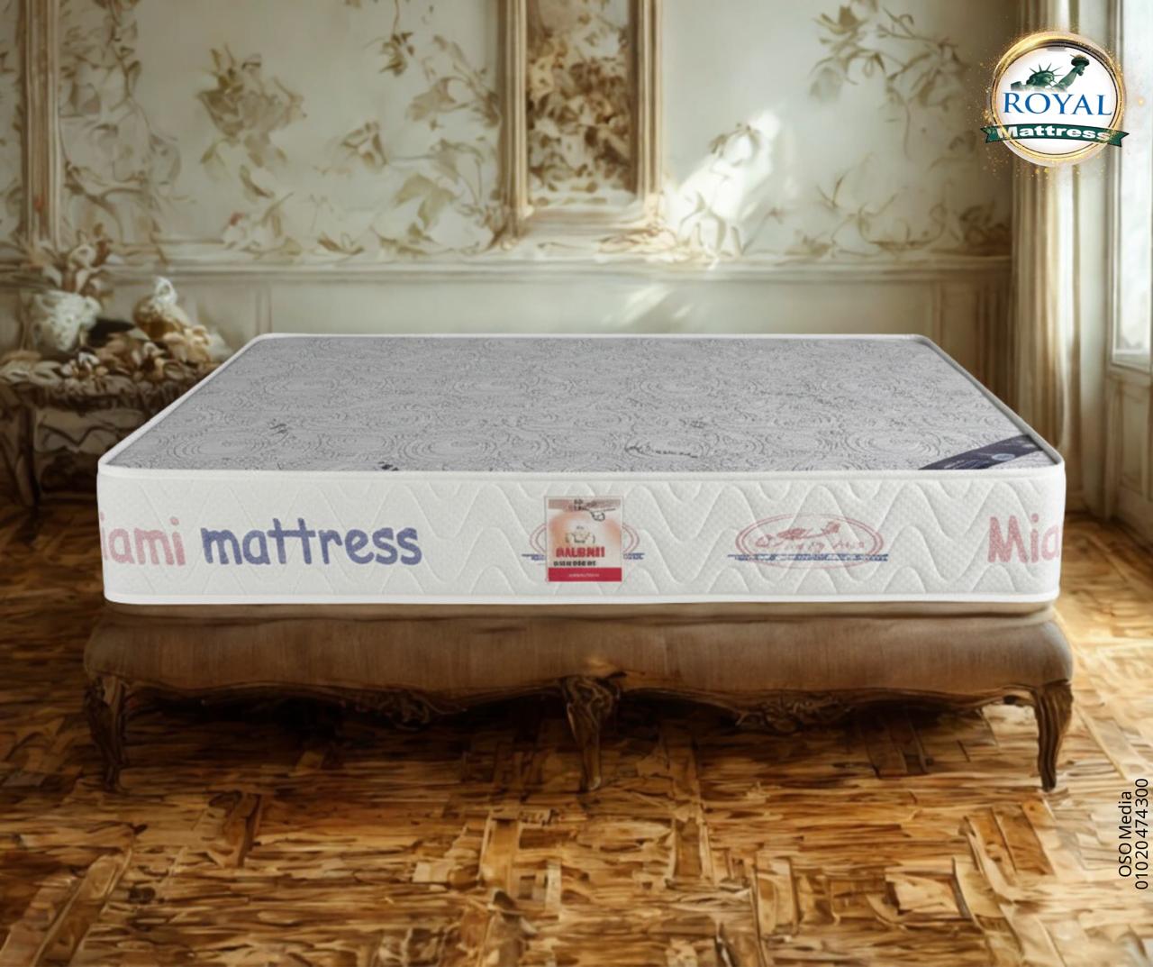 Miami Spring 25cm mattresses keep your body aligned throughout the night and improve your sleeping posture.